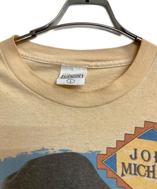 NICE MAN（ナイスマン）NICE MAN (ナイスマン) 90s JOHN MICHAEL T-SHIRTS ベージュ サイズ:Lの古着・服飾アイテム