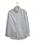 maison kitsuneメゾンキツネ）の古着「ストライプシャツ」｜ブルー