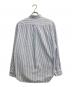 MAISON KITSUNE (メゾンキツネ) ストライプシャツ ブルー サイズ:L：8000円