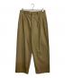 maison kitsune（メゾンキツネ）の古着「Relaxed Pleated Pants」｜ベージュ