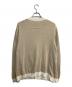 MAISON KITSUNE (メゾンキツネ) コントラスト コットン コンフォート カーディガン ベージュ サイズ:L：13000円