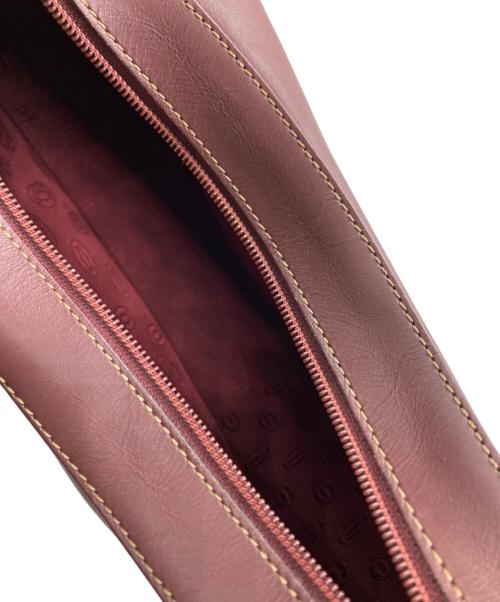 Cartier（カルティエ）Cartier (カルティエ) サークルワンショルダーバッグ レッドの古着・服飾アイテム