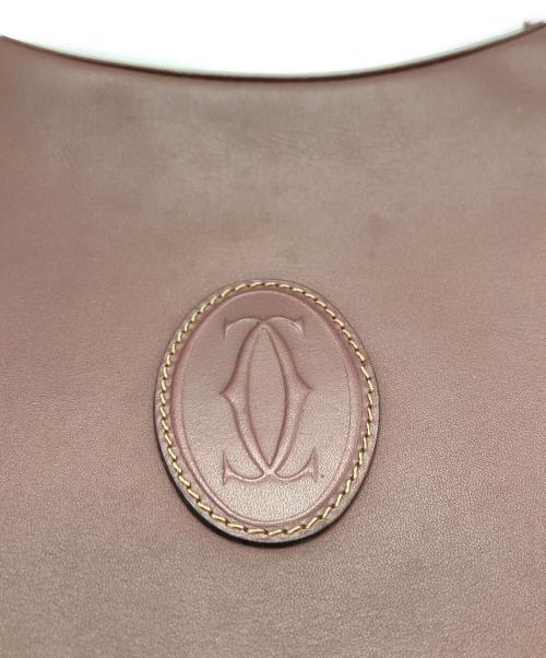 Cartier（カルティエ）Cartier (カルティエ) サークルワンショルダーバッグ レッドの古着・服飾アイテム