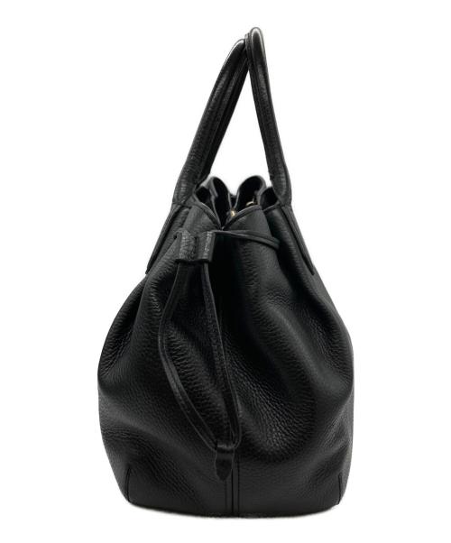 Kate Spade（ケイトスペード）Kate Spade (ケイトスペード) レザー2WAYショルダーバッグ ブラックの古着・服飾アイテム