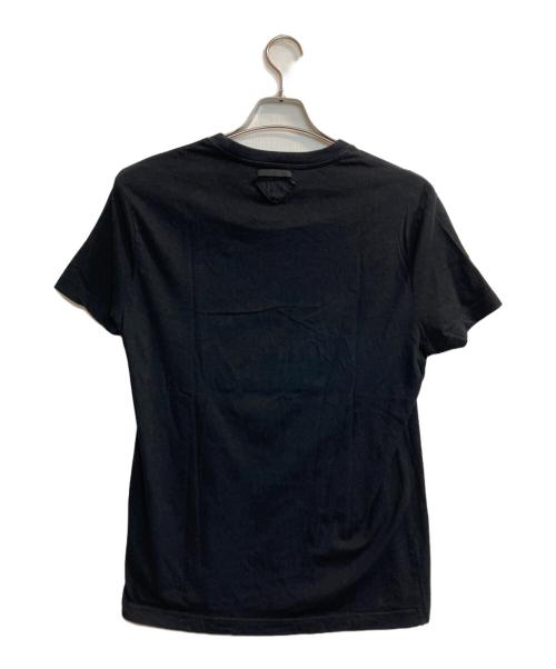 PRADA（プラダ）PRADA (プラダ) クルーネックパックTシャツ ブラック サイズ:Ｍの古着・服飾アイテム