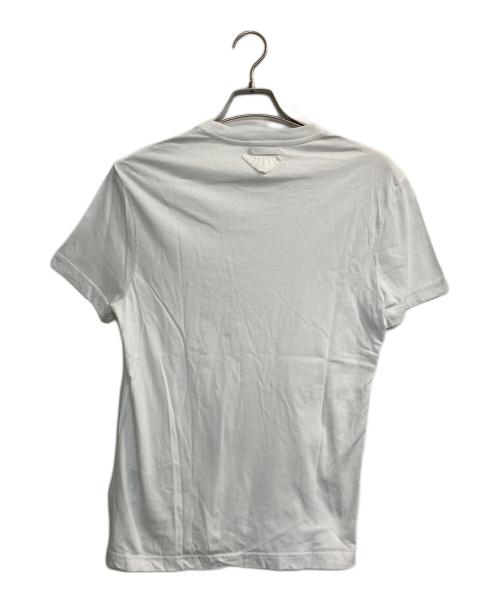 PRADA（プラダ）PRADA (プラダ) クルーネックパックTシャツ ホワイト サイズ:Ｍの古着・服飾アイテム