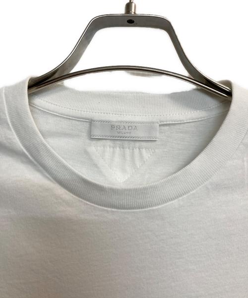 PRADA（プラダ）PRADA (プラダ) クルーネックパックTシャツ ホワイト サイズ:Ｍの古着・服飾アイテム