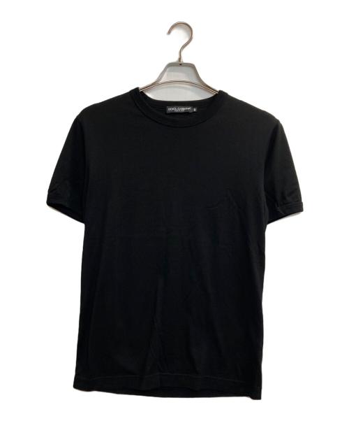 DOLCE & GABBANA（ドルチェ＆ガッバーナ）DOLCE & GABBANA (ドルチェ＆ガッバーナ) ネックタグT-SHIRTS ブラック サイズ:46の古着・服飾アイテム