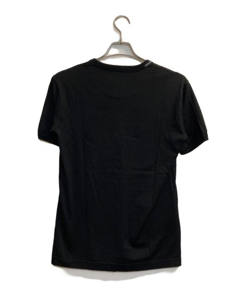 DOLCE & GABBANA（ドルチェ＆ガッバーナ）DOLCE & GABBANA (ドルチェ＆ガッバーナ) ネックタグT-SHIRTS ブラック サイズ:46の古着・服飾アイテム