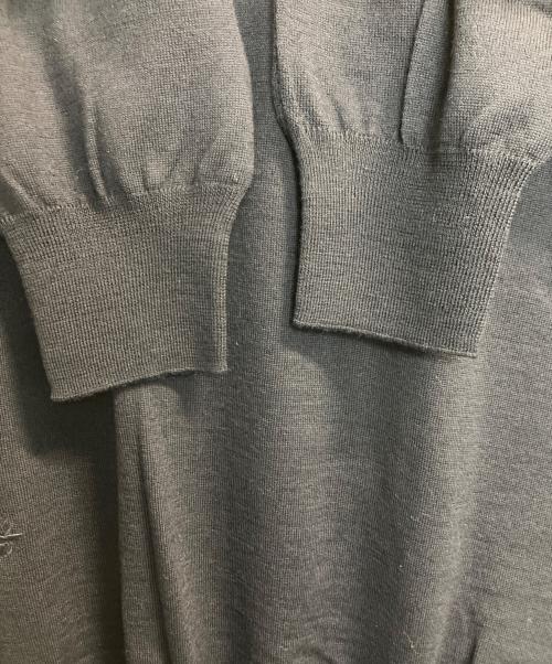 DIOR HOMME（ディオール オム）DIOR HOMME (ディオール オム) Bee刺繍クルーネックニット ブラック サイズ:ＸＳの古着・服飾アイテム