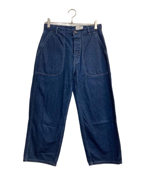 quitan（キタン）quitan (キタン) US NAVY TROUSERSーEKOTEX®︎ DENIM インディゴ サイズ:Sの古着・服飾アイテム