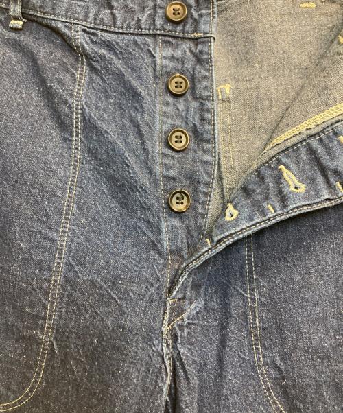 quitan（キタン）quitan (キタン) US NAVY TROUSERSーEKOTEX®︎ DENIM インディゴ サイズ:Sの古着・服飾アイテム
