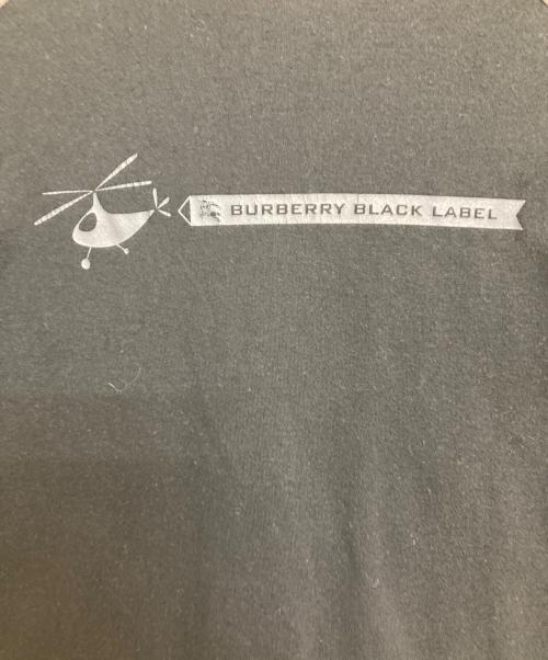 BURBERRY BLACK LABEL（バーバリーブラックレーベル）BURBERRY BLACK LABEL (バーバリーブラックレーベル) ラグランTシャツ ブラック サイズ:Lの古着・服飾アイテム