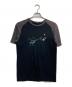 BURBERRY BLACK LABEL（バーバリーブラックレーベル）の古着「ラグランTシャツ」｜ブラック