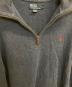 中古・古着 POLO RALPH LAUREN (ポロ・ラルフローレン) 90s ハーフジップニット ネイビー サイズ:XL：6000円