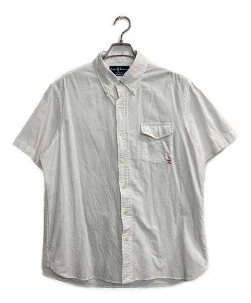 RALPH LAUREN（ラルフローレン）RALPH LAUREN (ラルフローレン) 半袖シャツ ホワイト サイズ:ＸＬの古着・服飾アイテム
