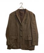 POLO RALPH LAURENポロ・ラルフローレン）の古着「Linen HB 3B Tailored Jacket」｜ブラウン