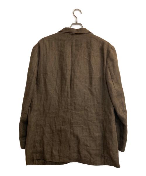 POLO RALPH LAUREN（ポロ・ラルフローレン）POLO RALPH LAUREN (ポロ・ラルフローレン) Linen HB 3B Tailored Jacket ブラウン サイズ:42の古着・服飾アイテム