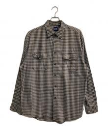 GAP（ギャップ）の古着「90s check shirts」｜ベージュ