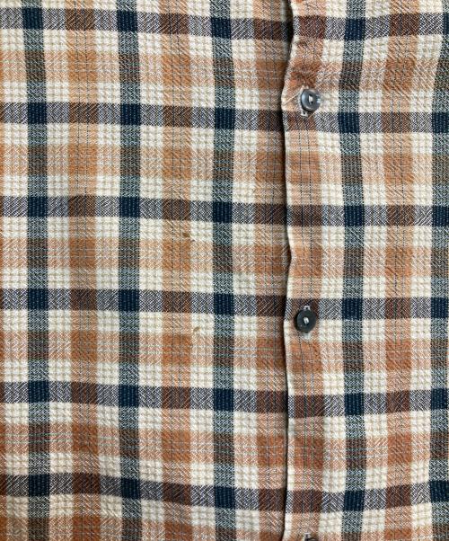 ELTVA（エルトバ）ELTVA (エルトバ) チェックS/S シャツ ベージュ サイズ:7の古着・服飾アイテム