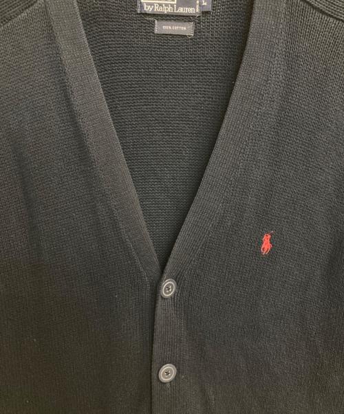 POLO RALPH LAUREN（ポロ・ラルフローレン）POLO RALPH LAUREN (ポロ・ラルフローレン) 90s cotton knit cardigan ネイビー サイズ:Ⅼの古着・服飾アイテム