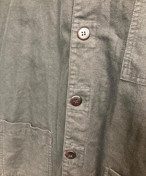 CITY LOFT（シティロフト）CITY LOFT (シティロフト) Linen coton work jacket/ﾘﾈﾝｺｯﾄﾝﾜｰｸｼﾞｬｹｯﾄ ブラック サイズ:Mの古着・服飾アイテム