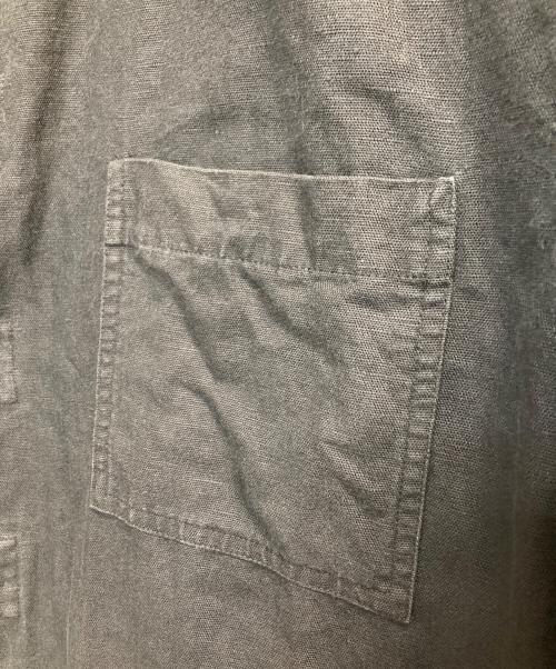 CITY LOFT（シティロフト）CITY LOFT (シティロフト) Linen coton work jacket/ﾘﾈﾝｺｯﾄﾝﾜｰｸｼﾞｬｹｯﾄ ブラック サイズ:Mの古着・服飾アイテム