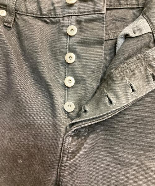 stussy（ステューシー）stussy (ステューシー) Washed Canvas Big OL ワイドキャンバスデニム ブラック サイズ:W32の古着・服飾アイテム