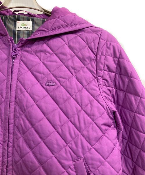 LACOSTE（ラコステ）LACOSTE (ラコステ) キルティングジャケト パープル サイズ:44の古着・服飾アイテム