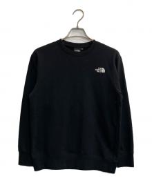 THE NORTH FACE（ザ ノース フェイス）の古着「Sweat Logo Crew」｜ブラック