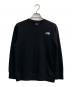 THE NORTH FACE（ザ ノース フェイス）の古着「Sweat Logo Crew」｜ブラック