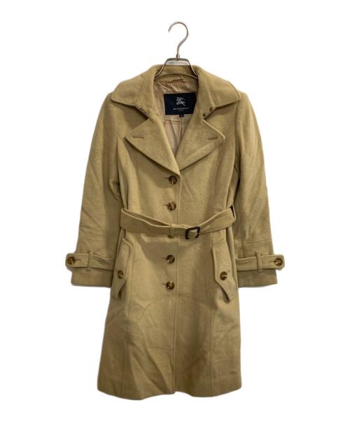BURBERRY LONDON（バーバリーロンドン）BURBERRY LONDON (バーバリーロンドン) アンゴラ混コート ベージュ サイズ:36の古着・服飾アイテム