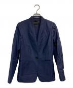 UNITED ARROWS TOKYOユナイテッドアローズトウキョウ）の古着「Vitale Barberis Canonico ノーラペルジャケット」｜ネイビー