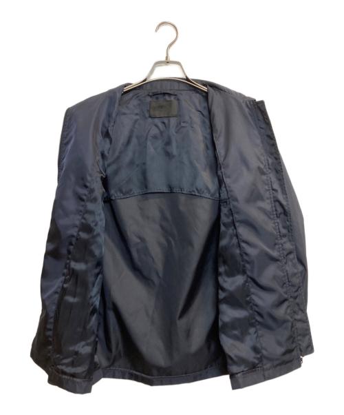 PRADA（プラダ）PRADA (プラダ) テクニカルナイロンシャツジャケット ネイビー サイズ:44の古着・服飾アイテム