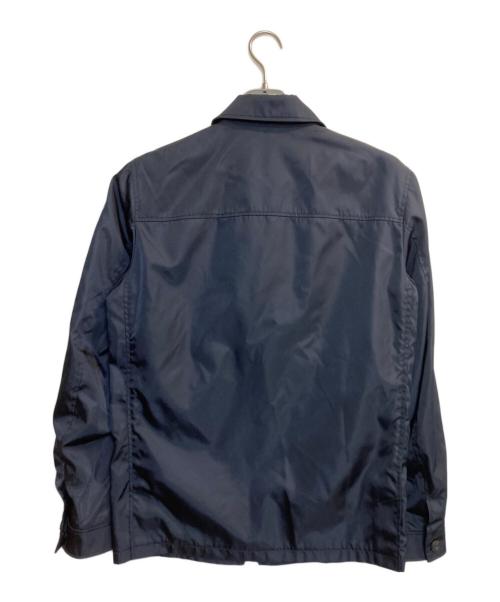 PRADA（プラダ）PRADA (プラダ) テクニカルナイロンシャツジャケット ネイビー サイズ:44の古着・服飾アイテム