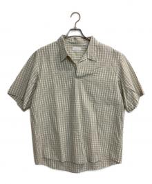 Phlannel（フランネル）の古着「Gingham Check Skipper Shirt」｜ベージュ