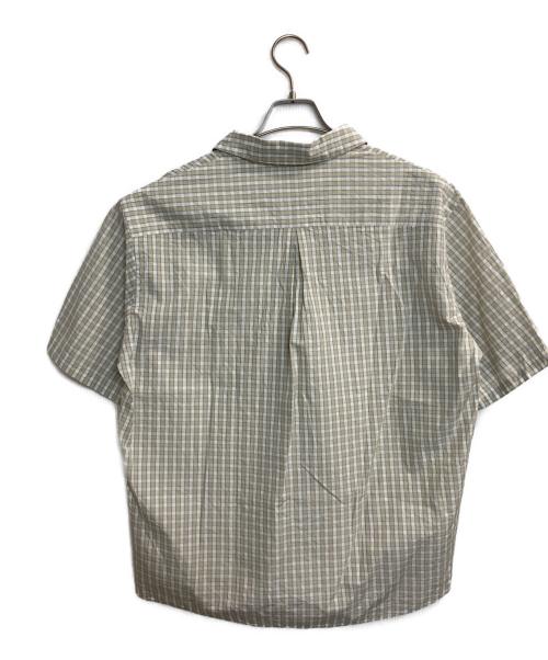 Phlannel（フランネル）Phlannel (フランネル) Gingham Check Skipper Shirt ベージュ サイズ:2の古着・服飾アイテム