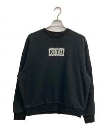 KITH（キス）の古着「Floral Lace Nelson Crewneck」｜ブラック