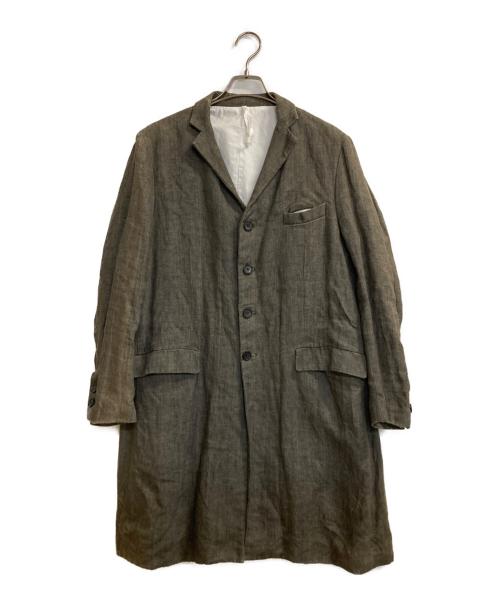 Bergfabel（バーグファベル）Bergfabel (バーグファベル) リネンコート グリーン サイズ:記載なしの古着・服飾アイテム