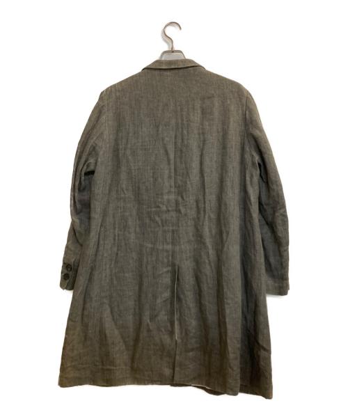 Bergfabel（バーグファベル）Bergfabel (バーグファベル) リネンコート グリーン サイズ:記載なしの古着・服飾アイテム