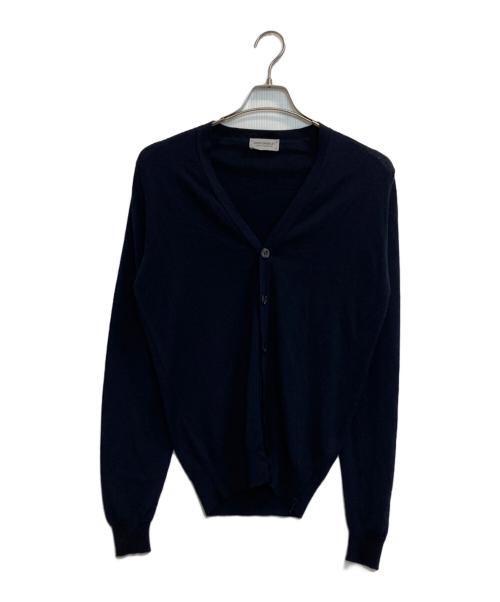 JOHN SMEDLEY（ジョンスメドレー）JOHN SMEDLEY (ジョンスメドレー) ニットカーディガン ネイビー サイズ:Sの古着・服飾アイテム