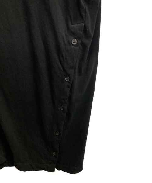 GROUND Y（グラウンドワイ）GROUND Y (グラウンドワイ) COTTON JERSEY JUMBO LONG SLEEVE T-SHIRT ブラック サイズ:3の古着・服飾アイテム
