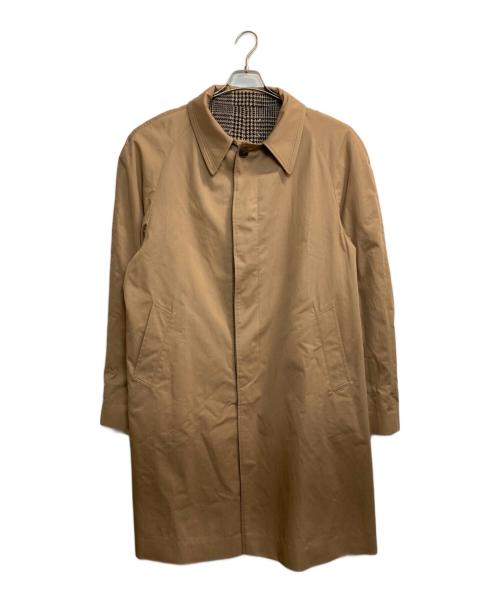 Maison Margiela（メゾンマルジェラ）Maison Margiela (メゾンマルジェラ) リバーシブルステンカラーコート ブラウン×ベージュ サイズ:40の古着・服飾アイテム