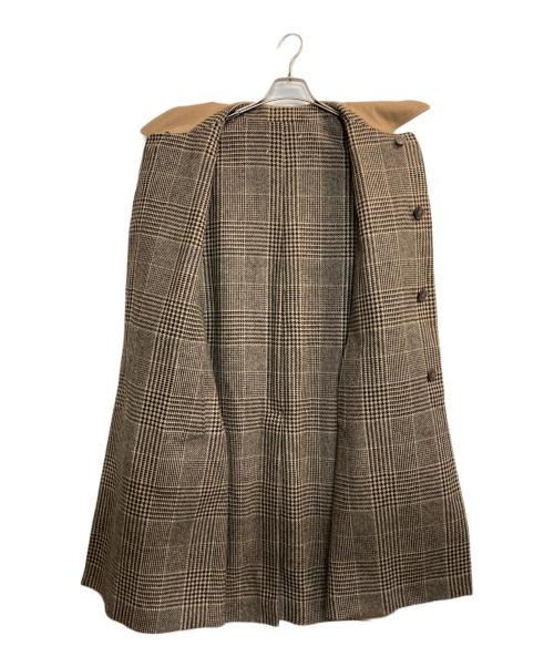Maison Margiela（メゾンマルジェラ）Maison Margiela (メゾンマルジェラ) リバーシブルステンカラーコート ブラウン×ベージュ サイズ:40の古着・服飾アイテム