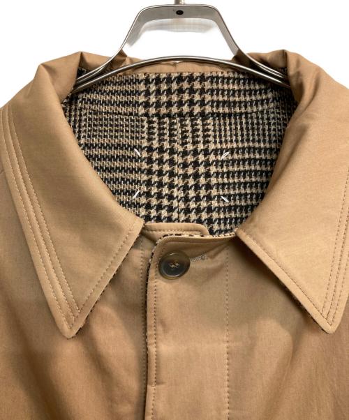 Maison Margiela（メゾンマルジェラ）Maison Margiela (メゾンマルジェラ) リバーシブルステンカラーコート ブラウン×ベージュ サイズ:40の古着・服飾アイテム