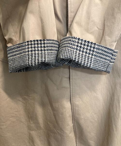 Maison Margiela（メゾンマルジェラ）Maison Margiela (メゾンマルジェラ) リバーシブルステンカラーコート ブラウン×ベージュ サイズ:40の古着・服飾アイテム