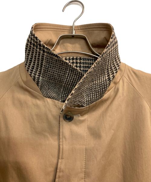 Maison Margiela（メゾンマルジェラ）Maison Margiela (メゾンマルジェラ) リバーシブルステンカラーコート ブラウン×ベージュ サイズ:40の古着・服飾アイテム
