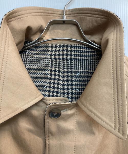 Maison Margiela（メゾンマルジェラ）Maison Margiela (メゾンマルジェラ) リバーシブルステンカラーコート ブラウン×ベージュ サイズ:40の古着・服飾アイテム