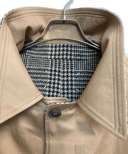 Maison Margiela（メゾンマルジェラ）Maison Margiela (メゾンマルジェラ) リバーシブルステンカラーコート ブラウン×ベージュ サイズ:40の古着・服飾アイテム