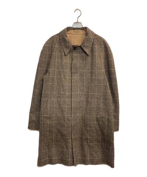 Maison Margiela（メゾンマルジェラ）Maison Margiela (メゾンマルジェラ) リバーシブルステンカラーコート ブラウン×ベージュ サイズ:40の古着・服飾アイテム
